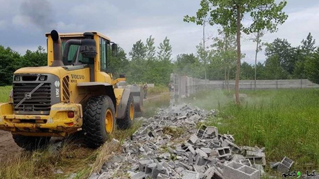 ۳۹ بنای غیرمجاز در اراضی کشاورزی میاندوآب تخریب شد