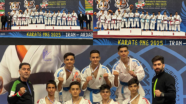 درخشش کاراته کاران میاندوآبی در لیگ کاراته وان ایران