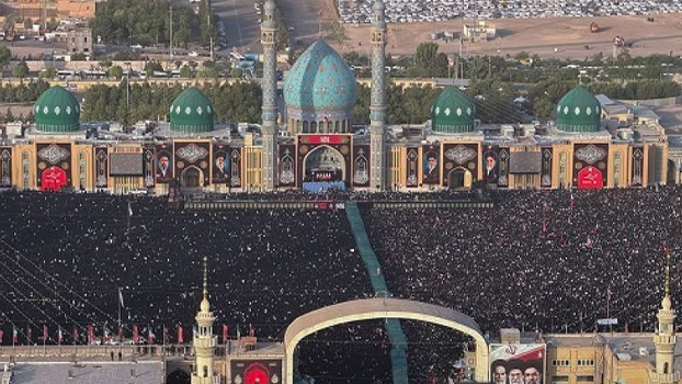 تکرار معادله منحصربه‌فرد قم در تشییع امام شهید