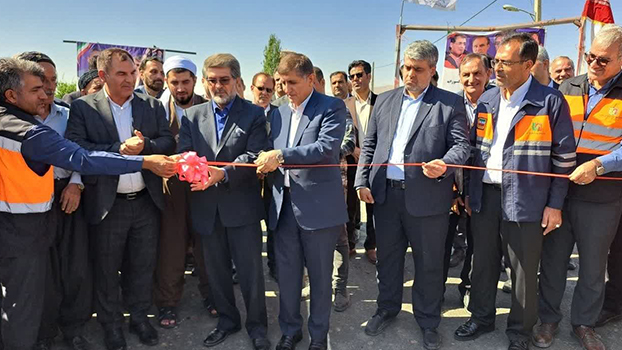 افتتاح و بهره‌برداری از ۲پروژه راهداری در شهرستان میاندواب با حضور معاون استاندار